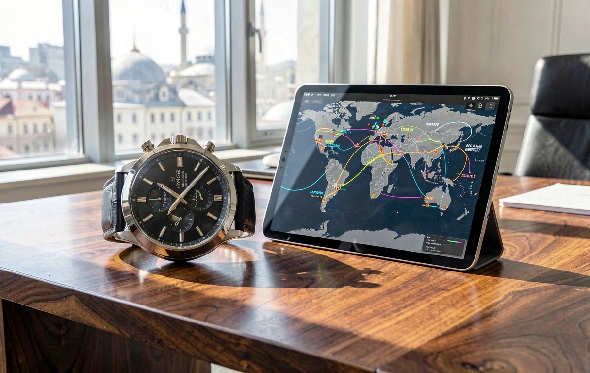 Professional consultant workspace