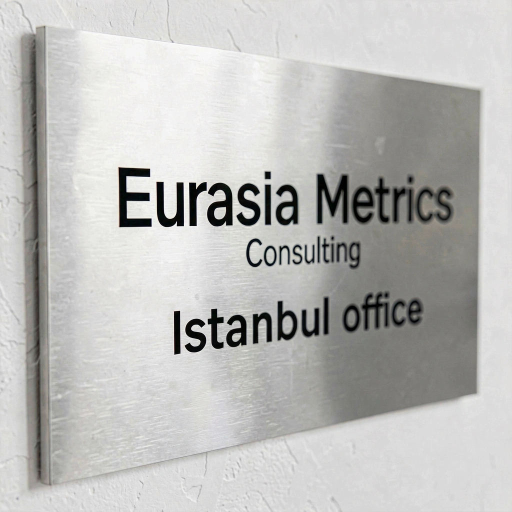 Eurasia Metrics Office Sign